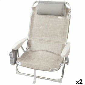 Folding Chair Kaemingk Stuttgart White Brown 39 x 39 x 9 cm | Tienda24 - Global Online Shop Tienda24.eu