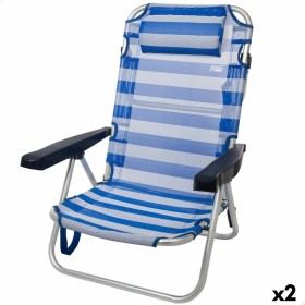 Beach Chair Colorbaby Pink 48 x 57 x 99 cm Multi-position | Tienda24 - Global Online Shop Tienda24.eu