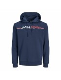 Herren Sweater mit Kapuze Jack & Jones JCOFREDERICK Marineblau | Tienda24 Tienda24.eu