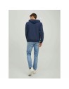 Herren Sweater mit Kapuze Jack & Jones JCOFREDERICK Marineblau | Tienda24 Tienda24.eu