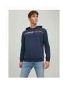 Herren Sweater mit Kapuze Jack & Jones JCOFREDERICK Marineblau | Tienda24 Tienda24.eu