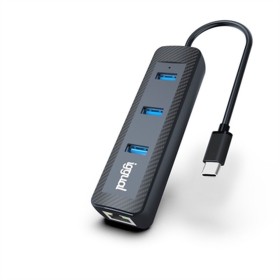 Hub USB iggual IGG317884 de iggual, Hubs USB - Réf : S0234331, Prix : 15,96 €, Remise : %