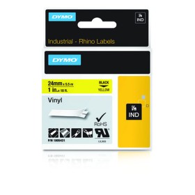 Ruban Laminé pour Etiqueteuses Dymo ID1-24 de Dymo, Étiquettes industrielles - Réf : M0505398, Prix : 30,23 €, Remise : %