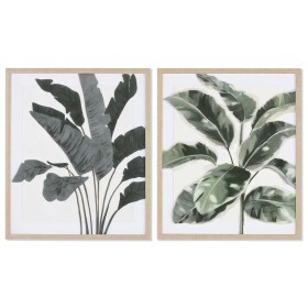 Quadro Home ESPRIT Astratto Moderno 80 x 3 x 80 cm (2 Unità) | Tienda24 - Global Online Shop Tienda24.eu