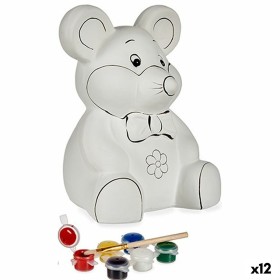 Paint Your Own Money Box Dinosaur Ceramic 6,5 x 8,7 x 16 cm (12 Units) | Tienda24 - Global Online Shop Tienda24.eu