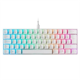 Clavier Mars Gaming MKMINI Espagnol Qwerty RGB Blanc de Mars Gaming, Claviers - Réf : S0235843, Prix : 39,30 €, Remise : %