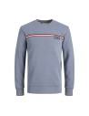 Children’s Sweatshirt Jack & Jones JJATLAS CREW NECK JNR 12232669 Blue | Tienda24 Tienda24.eu