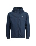 Sportjackefür Herren Jack & Jones JJDOVER HOOD 12223136 Marineblau | Tienda24 Tienda24.eu