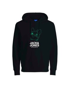 Polar com Capuz Homem JORPAL SWEAT HOOD FST Jack & Jones 2310015 Cinzento | Tienda24 Tienda24.eu