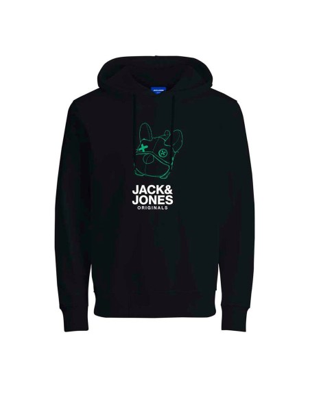 Sweat à capuche homme JORPAL SWEAT HOOD FST Jack & Jones 2310015 Noir | Tienda24 Tienda24.eu