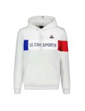 Sweat à capuche homme Le coq sportif TRI HOODY NEW OPTICAL 2310015 Blanc | Tienda24 Tienda24.eu