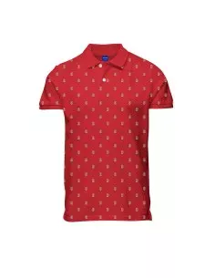 Polo de Manga Corta Hombre Jack & Jones JPRBLUWILLIAM 12257315 Azul | Tienda24 Tienda24.eu