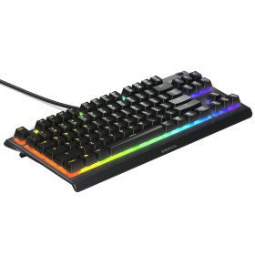 Clavier pour jeu SteelSeries APEX 3 TKL Noir Espagnol Qwerty de SteelSeries, Claviers pour joueurs - Réf : M0316260, Prix : 7...