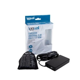 Carregador para Portátil iggual IGG318065 90 W de iggual, Carregadores e bases de carga - Ref: S0236578, Preço: 24,05 €, Desc...