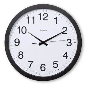 Horloge Murale Home ESPRIT Blanc Noir Métal Bois MDF 62 x 6 x 65 cm (2 Unités) | Tienda24 - Global Online Shop Tienda24.eu