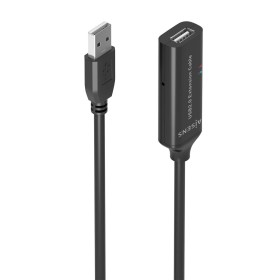 Cable USB C V7 V7UC3EXT-2M     Negro | Tienda24 - Global Online Shop Tienda24.eu