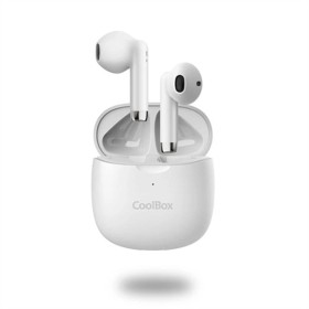 Auriculares com microfone CoolBox COO-AUB-TWS01 Branco de CoolBox, Auriculares com microfones - Ref: S0237214, Preço: 18,27 €...