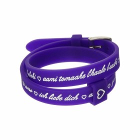 Damenarmreif il mezzometro I LOVE YOU SILVER - BRACCIALE IN SILICONE/SILICONE BRACELET | Tienda24 - Global Online Shop Tienda24.eu