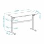 Desk TooQ TQESSD01-BK Black Steel (140 x 60 cm) by TooQ, Computer desks and tables - Ref: S0237507, Price: 261,60 €, Discount: %