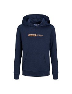 Felpa per Bambini Jack & Jones JJNEO HOOD JNR 12225210 Blu Marino da Jack & Jones, Bambino - Ref: S2025873, Precio: €20.09, D...