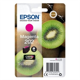 Cartouche d'encre originale Epson 202 Magenta de Epson, Toners et encre pour imprimante - Réf : S0237700, Prix : 16,71 €, Rem...