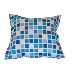 Cushion cover Alexandra House Living Blue 50 x 75 cm 55 x 55 + 5 cm Frames by Alexandra House Living, Cushion Covers - Ref: D...