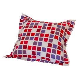 Capa de travesseiro Alexandra House Living Vermelho 55 x 55 cm 55 x 55 + 5 cm Quadros de Alexandra House Living, Capas - Ref:...