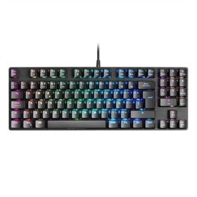 Clavier pour jeu EDM 07751 for players Noir Espagnol Qwerty | Tienda24 - Global Online Shop Tienda24.eu