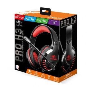 Casque & Microphone Spirit of Gamer Pro H3 Orange Noir/Orange de Spirit of Gamer, Écouteurs avec microphones - Réf : S0238106...