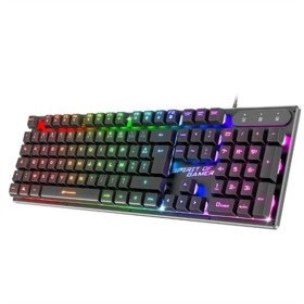 Keyboard Spirit of Gamer PRO-K1 Spanish Qwerty Black by Spirit of Gamer, Keyboards - Ref: S0238112, Price: 15,11 €, Discount: %