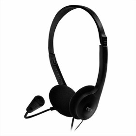 Headphones Conceptronic POLONA White Black | Tienda24 - Global Online Shop Tienda24.eu