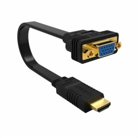 Adaptador HDMI a VGA Ewent EW9869 Negro 15 cm de Ewent, Cables VGA - Ref: S0239925, Precio: 9,34 €, Descuento: %