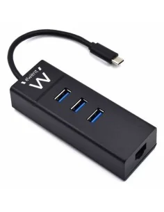 USB Hub Equip 133480 Grey | Tienda24 Tienda24.eu