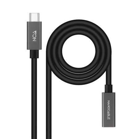 Cable USB-C NANOCABLE 10.01.4401 Negro 1 m de NANOCABLE, Cables USB - Ref: S0238747, Precio: 8,91 €, Descuento: %