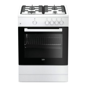 Cocina de Gas BEKO FSG62000DWL Negro/Blanco de BEKO, Cocinas - Ref: S0408092, Precio: 370,14 €, Descuento: %