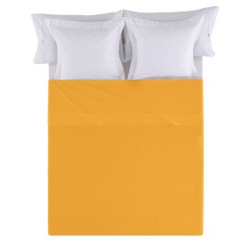 Drap Alexandra House Living Jaune 280 x 270 cm de Alexandra House Living, Draps et taies d'oreiller - Réf : D1600543, Prix : ...