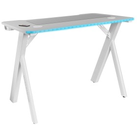 Mesa de Escritorio Mars Gaming MGD100RGBW Blanco Acero 100 x 60 cm de Mars Gaming, Escritorios y mesas para ordenador - Ref: ...