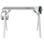 Bureau Mars Gaming MGD100RGBW Blanc Acier 100 x 60 cm | Tienda24 - Global Online Shop Tienda24.eu