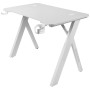 Bureau Mars Gaming MGD100RGBW Blanc Acier 100 x 60 cm | Tienda24 - Global Online Shop Tienda24.eu