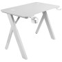 Bureau Mars Gaming MGD100RGBW Blanc Acier 100 x 60 cm | Tienda24 - Global Online Shop Tienda24.eu