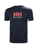 Camisola de Manga Curta Homem LOGO Helly Hansen 33979 597 Azul Marinho | Tienda24 Tienda24.eu