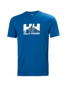 Camisola de Manga Curta Homem LOGO Helly Hansen 33979 597 Azul Marinho | Tienda24 Tienda24.eu