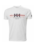 Herren Kurzarm-T-Shirt RWB GRAPHIC Helly Hansen 53763 001 Weiß | Tienda24 Tienda24.eu