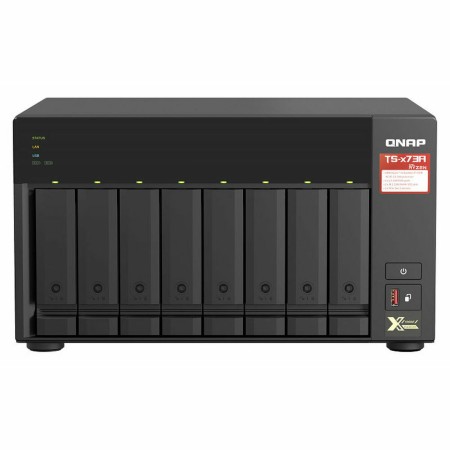 Almacenamiento en Red NAS Qnap TS-873A-8G Negro AMD Ryzen V1500B de Qnap, Almacenamiento conectado en red - Ref: S0239371, Pr...