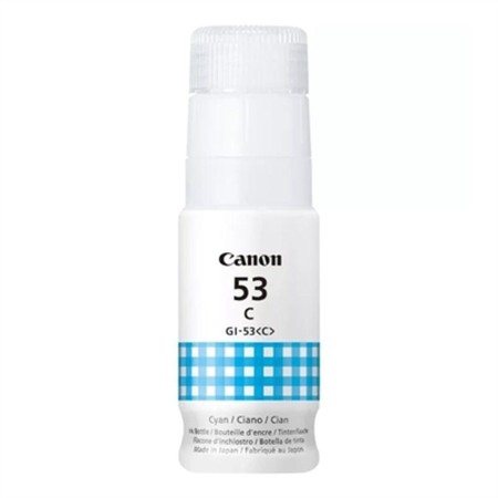 Inchiostro per Ricaricare le Cartucce Canon GI-53C Ciano 60 ml di Canon, Toner e inchiostro per stampante - Rif: S0239665, Pr...