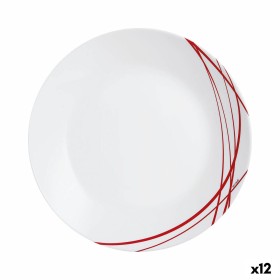 Deep Plate La Mediterránea Grecia Porcelain (12 Units) | Tienda24 - Global Online Shop Tienda24.eu