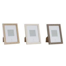 Cadre photo Home ESPRIT Marron Beige Verre polystyrène Urbaine 25 x 3 x 18 cm (2 Unités) | Tienda24 - Global Online Shop Tienda24.eu