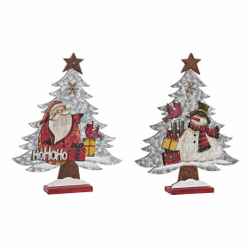 Decorative Figure House Christmas LED Light Music Grey White Brown Green Magnesium 21 x 77 x 48 cm | Tienda24 - Global Online Shop Tienda24.eu