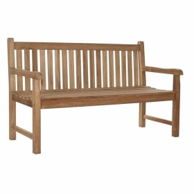 Banc DKD Home Decor 150 x 61 x 93 cm Naturel Teck Marron de DKD Home Decor, Bancs - Réf : S3033463, Prix : 251,70 €, Remise : %