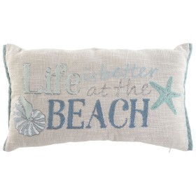 Cushion Polyester Light grey 45 x 30 cm | Tienda24 - Global Online Shop Tienda24.eu